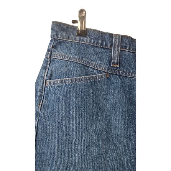 Madewell NWT Skirt Denim Jean Medium Wash Button Down Stretch Pockets Size 31 - Picture 4 of 8